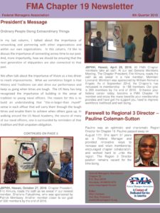 Q4 CY2016 FMA Chapter 19 Newsletter